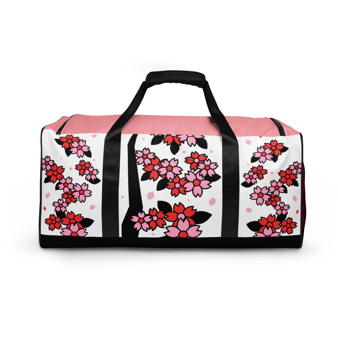 Hanafuda Sakura Duffle Bag