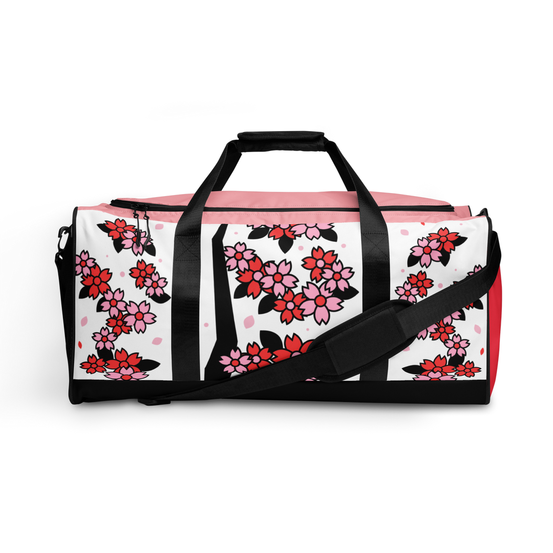 Hanafuda Sakura Duffle Bag