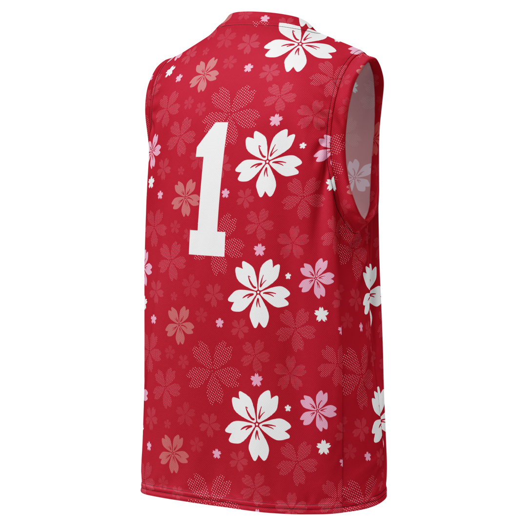 Japanese Sakura Basketball Jersey