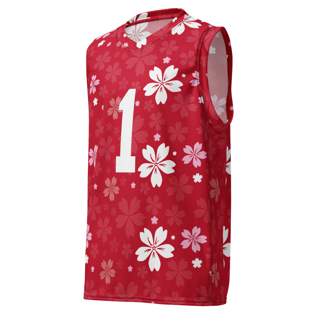 Japanese Sakura Basketball Jersey