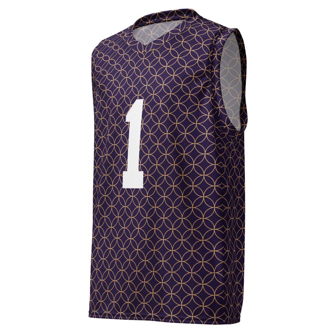 Shippo Pattern Basketball Jersey