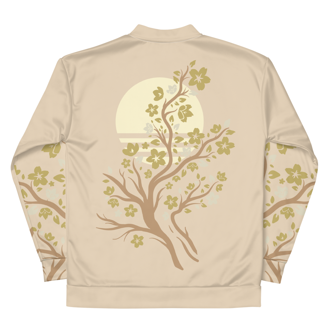 Golden Sakura Bomber Jacket (All Gold Edition)