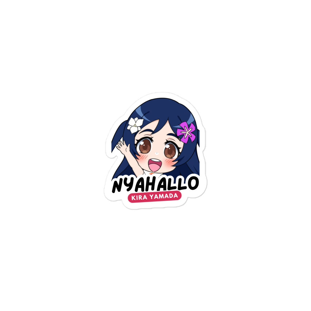 Nyahello Bubble-Free Stickers