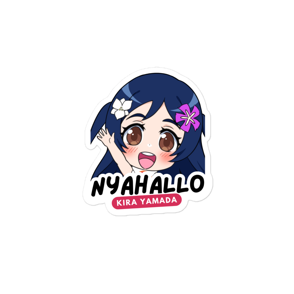 Nyahello Bubble-Free Stickers