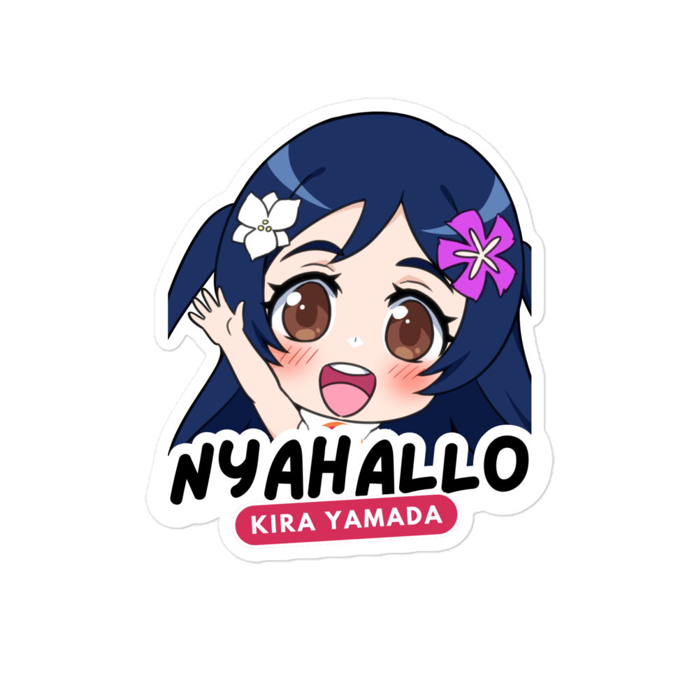 Nyahello Bubble-Free Stickers