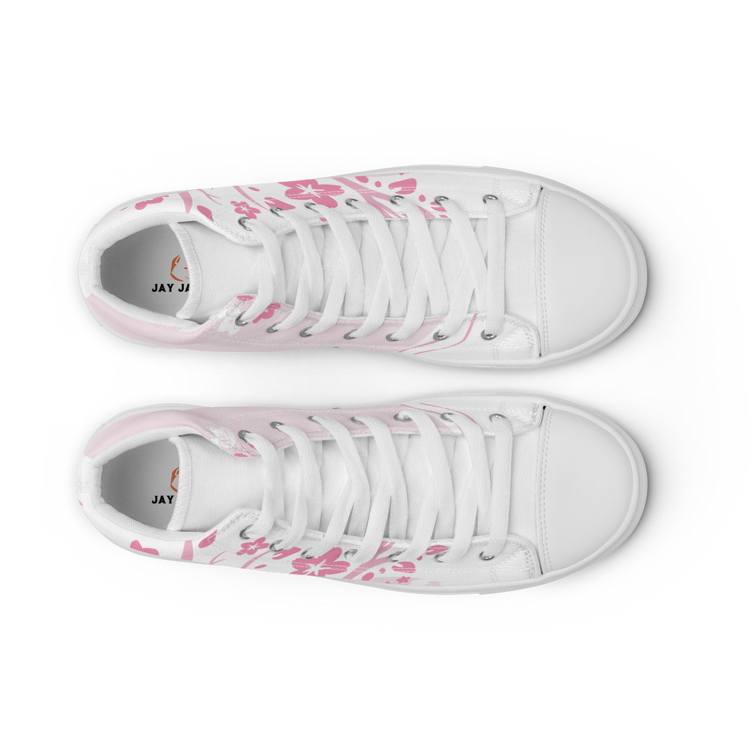 Pink Sakura High Top Shoes (Men's)