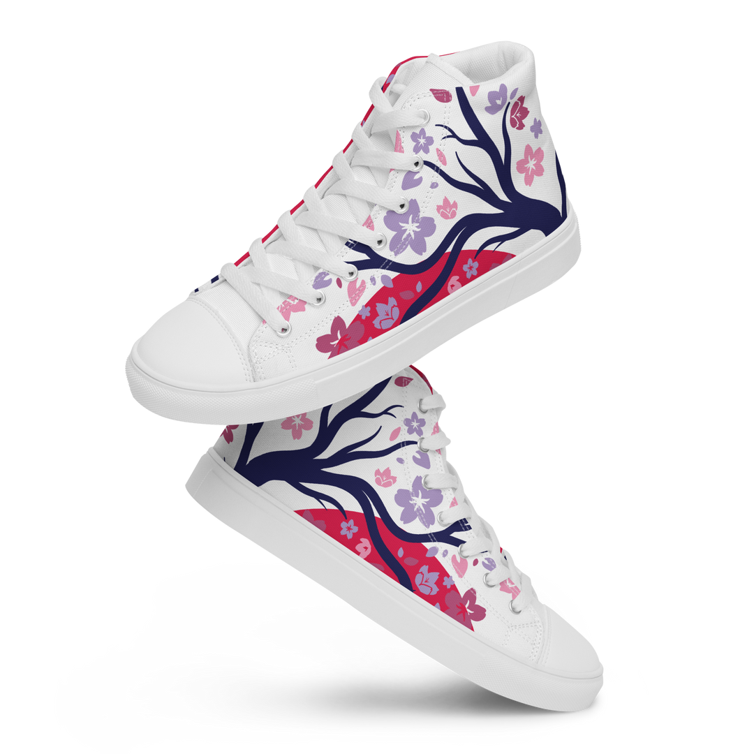 Red Sakura High Top Shoes (Men's)