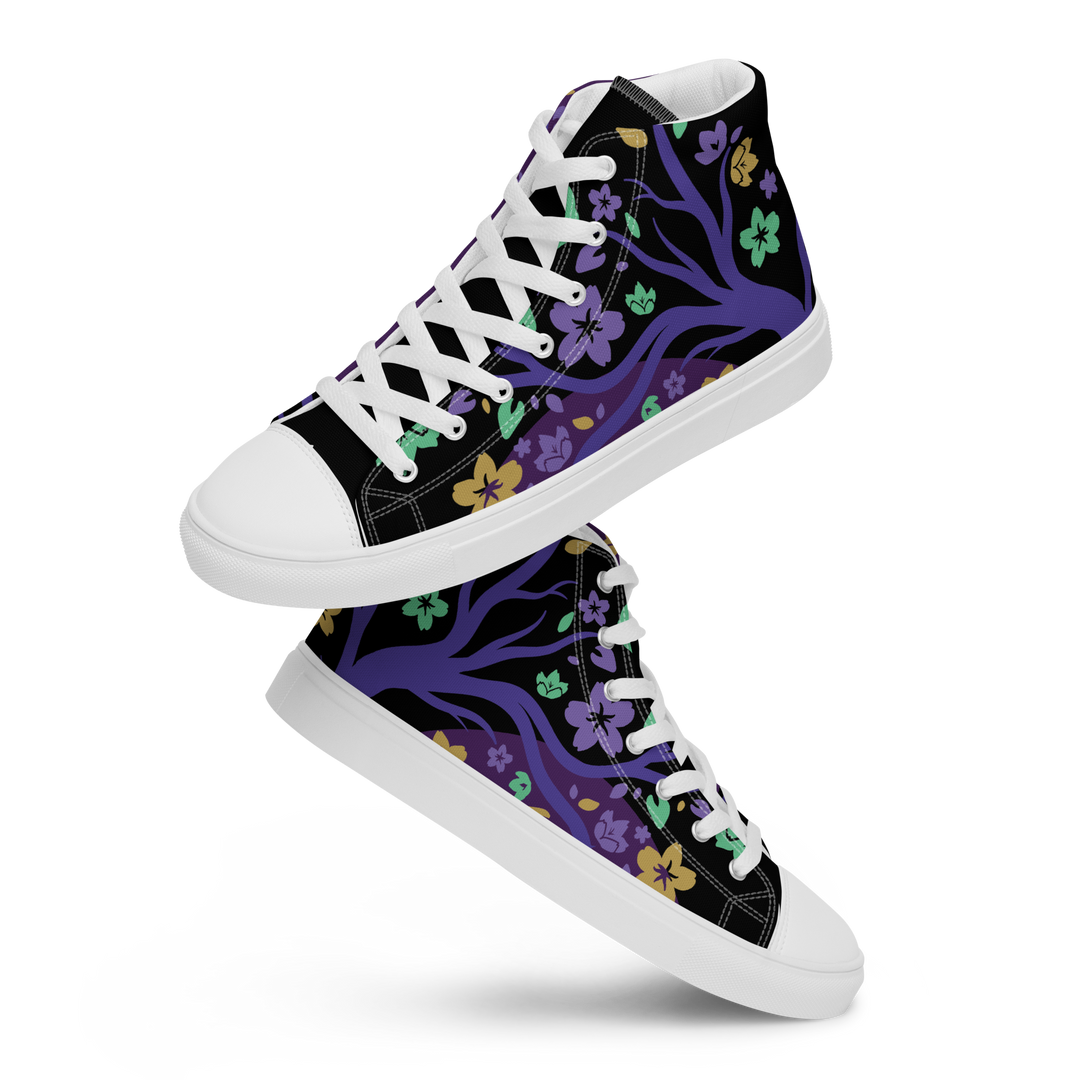 Mardi Gras Sakura High Top Shoes (Men's)