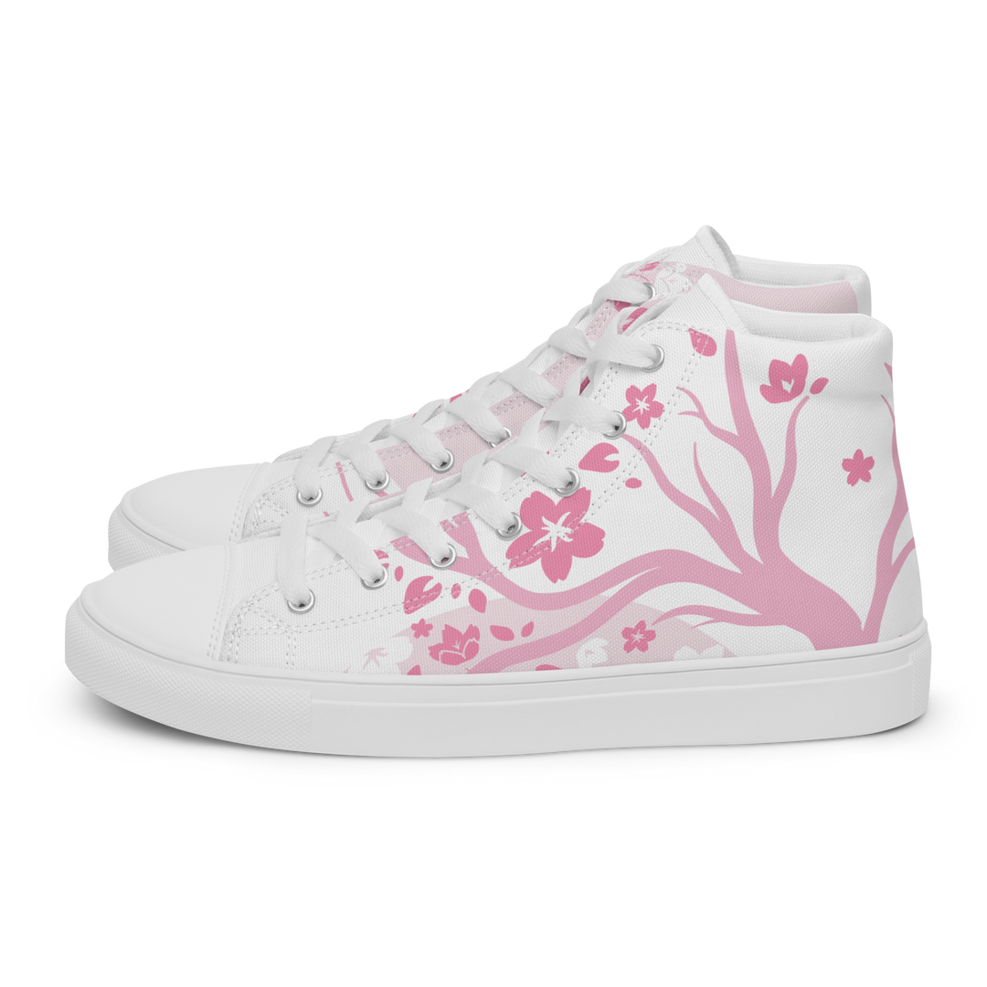 Pink Sakura High Top Shoes (Men's)