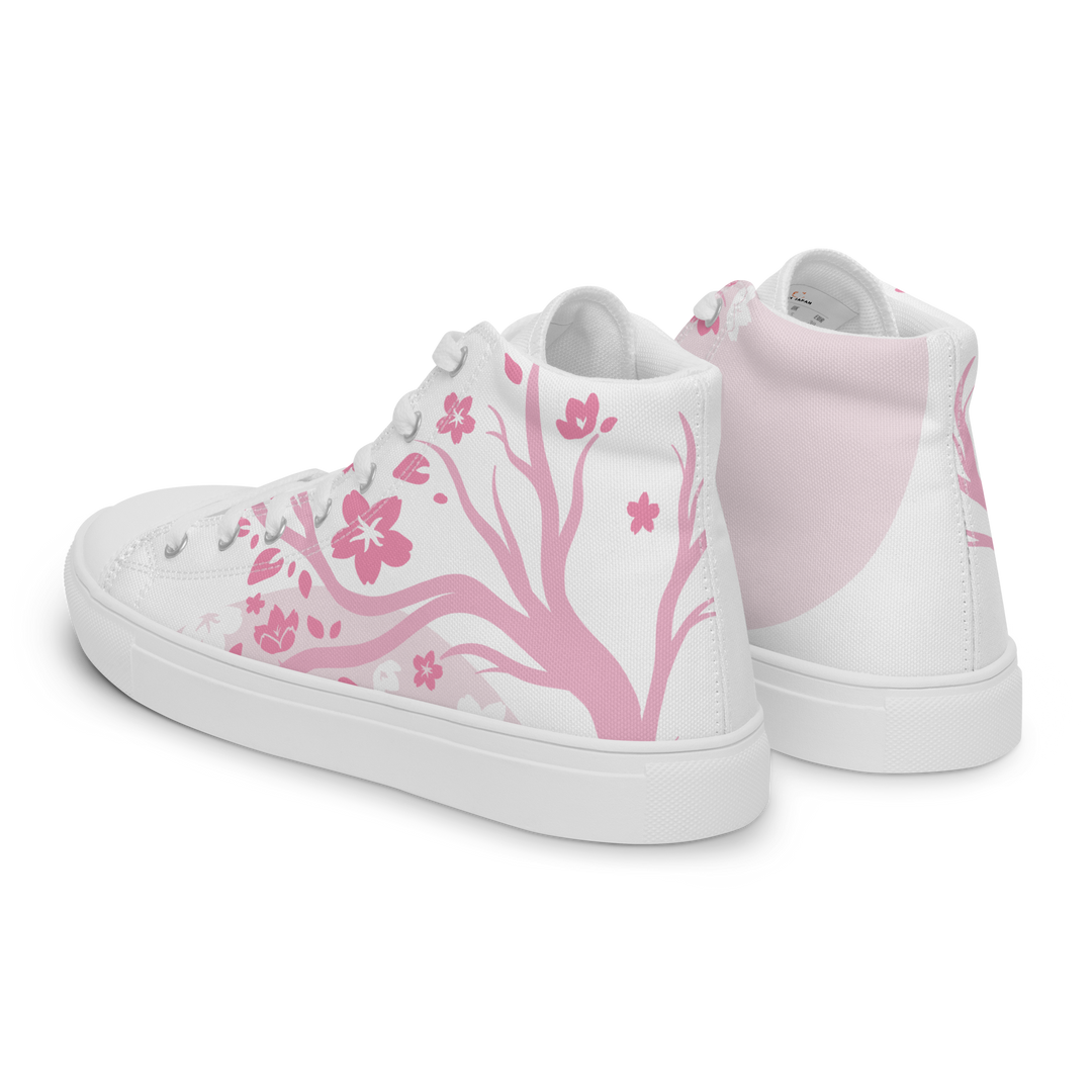 Pink Sakura High Top Shoes (Men's)