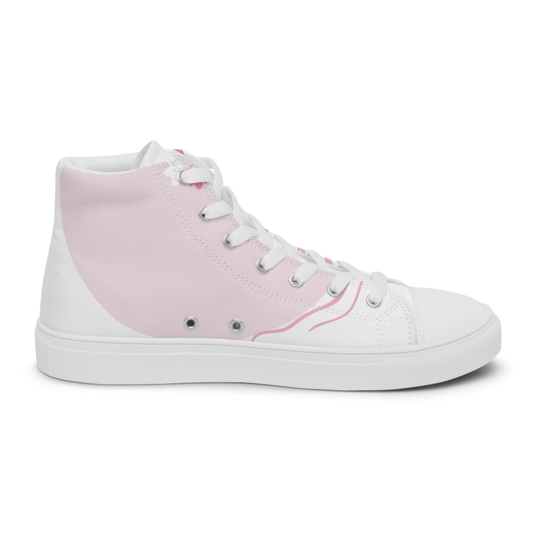 Pink Sakura High Top Shoes (Men's)