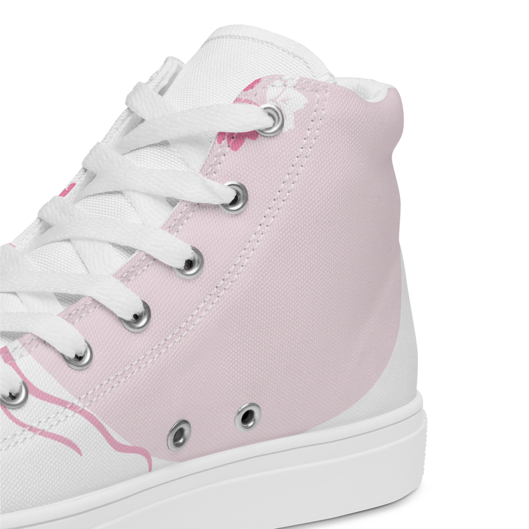 Pink Sakura High Top Shoes (Men's)