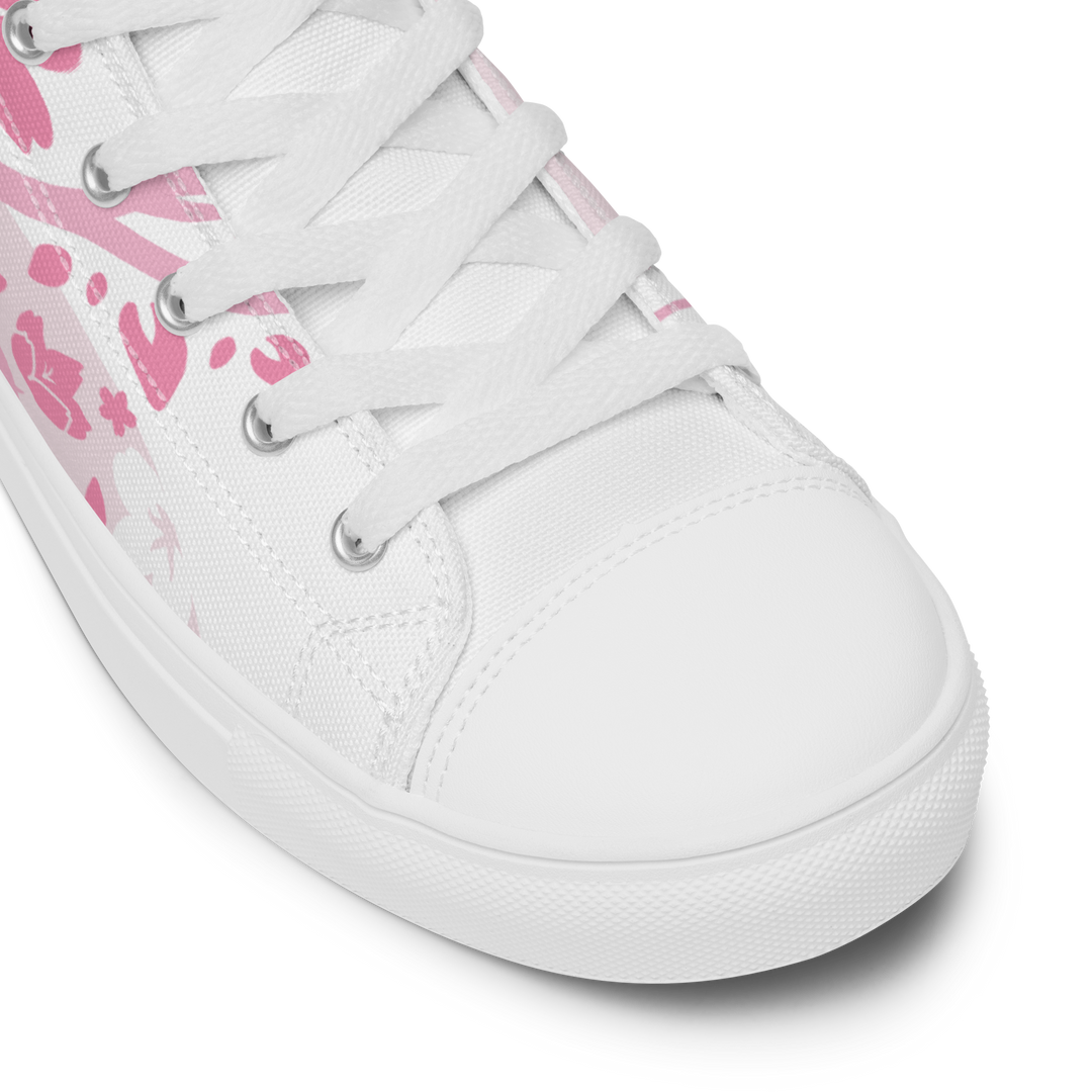 Pink Sakura High Top Shoes (Men's)