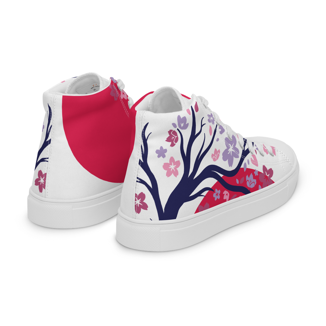 Red Sakura High Top Shoes (Men's)