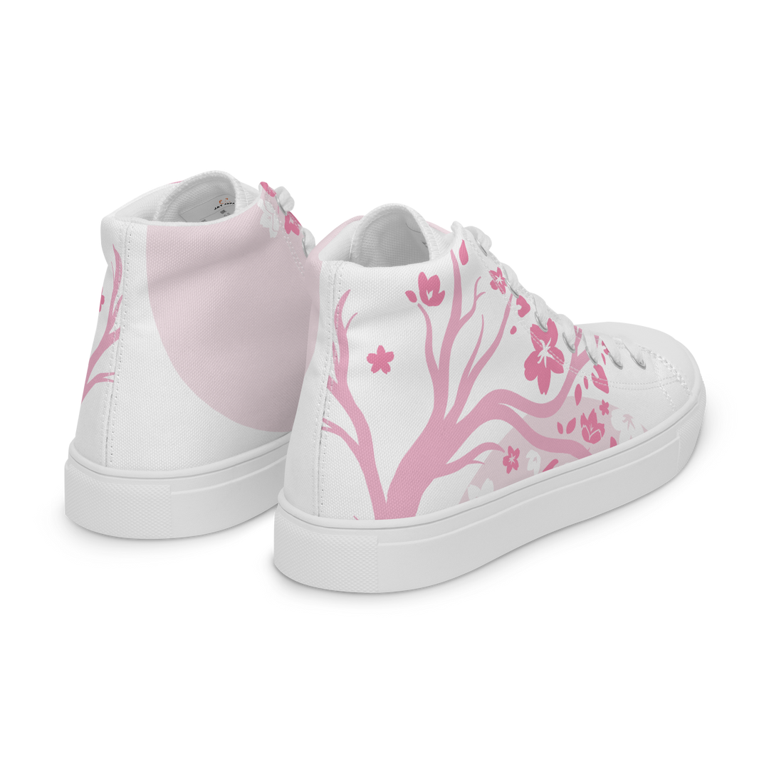 Pink Sakura High Top Shoes (Men's)