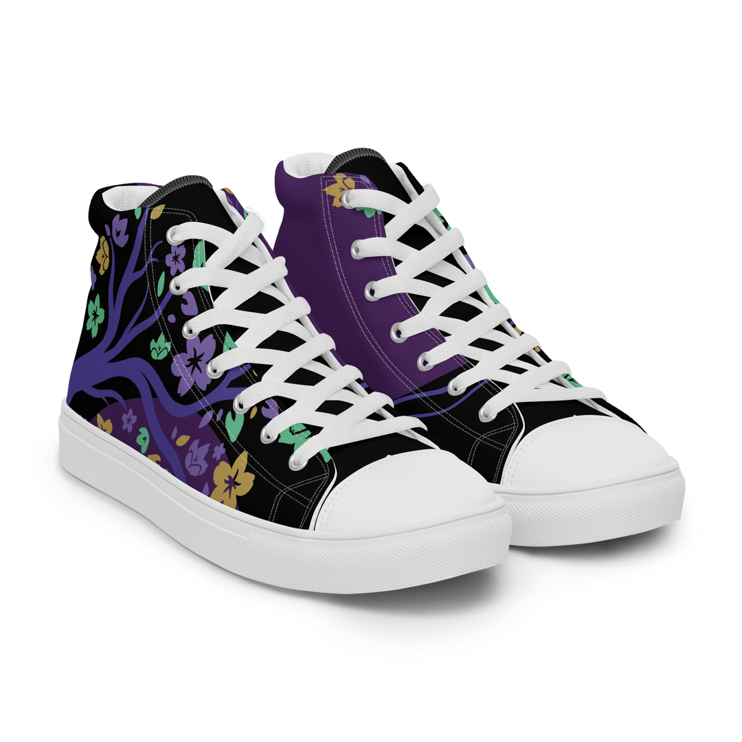 Mardi Gras Sakura High Top Shoes (Men's)