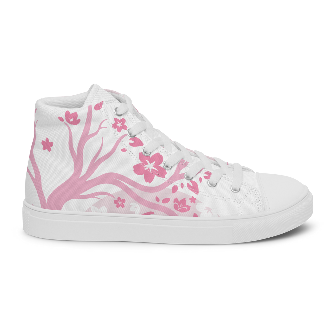 Pink Sakura High Top Shoes (Men's)