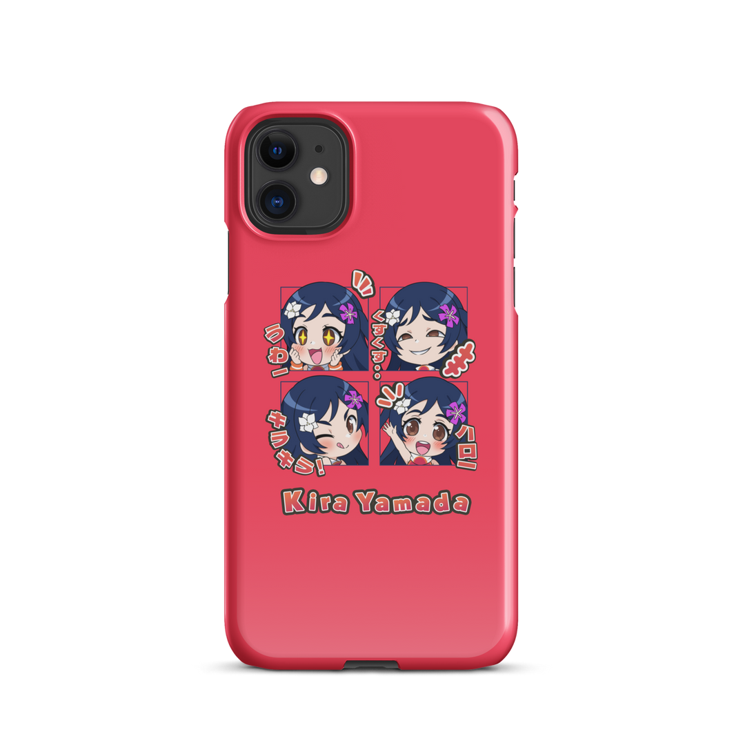 Emotes Vol. 1 iPhone Snap Case (Red)