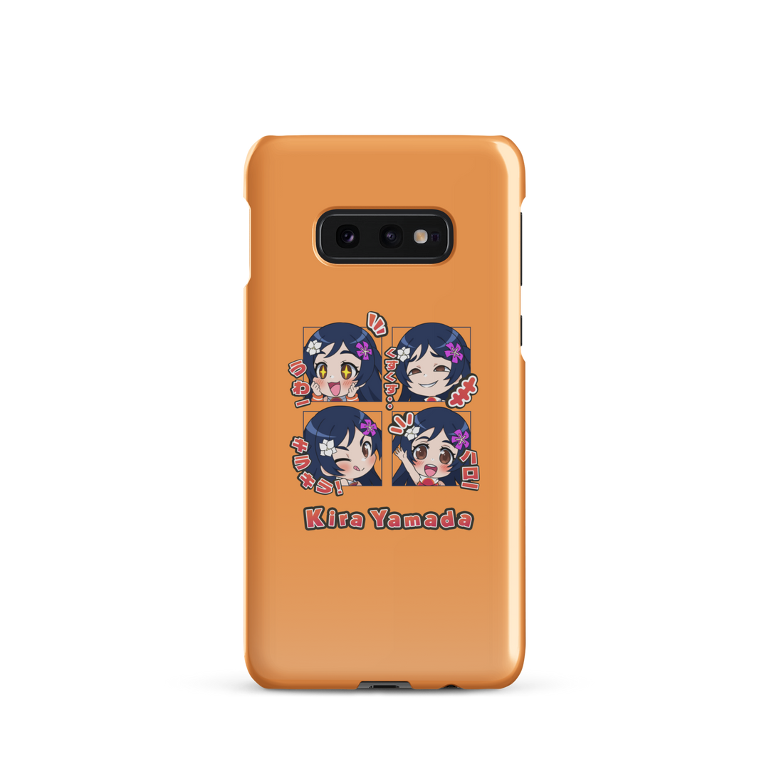 Emotes Vol.1 Samsung Snap Case (Orange)