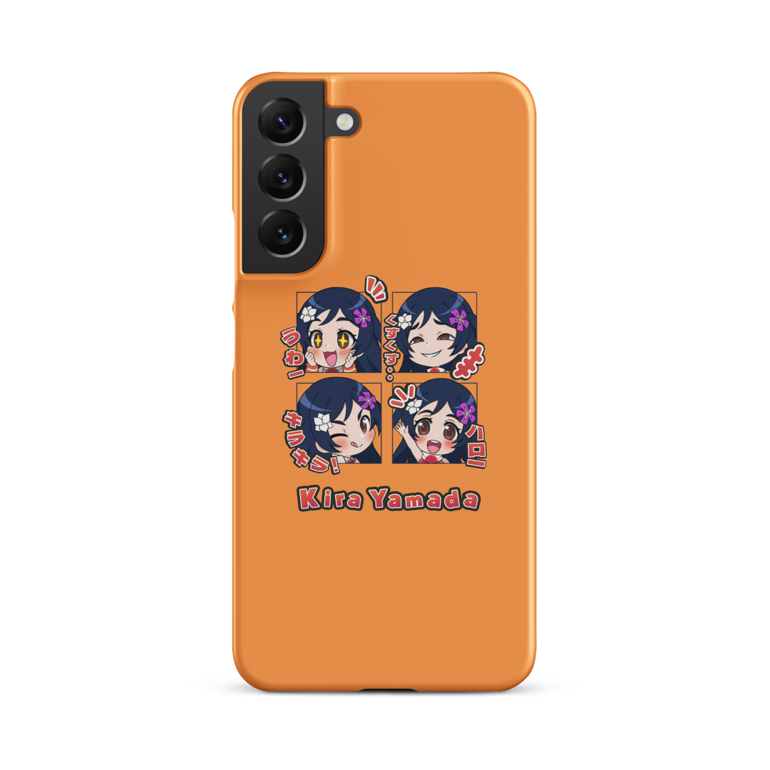 Emotes Vol.1 Samsung Snap Case (Orange)