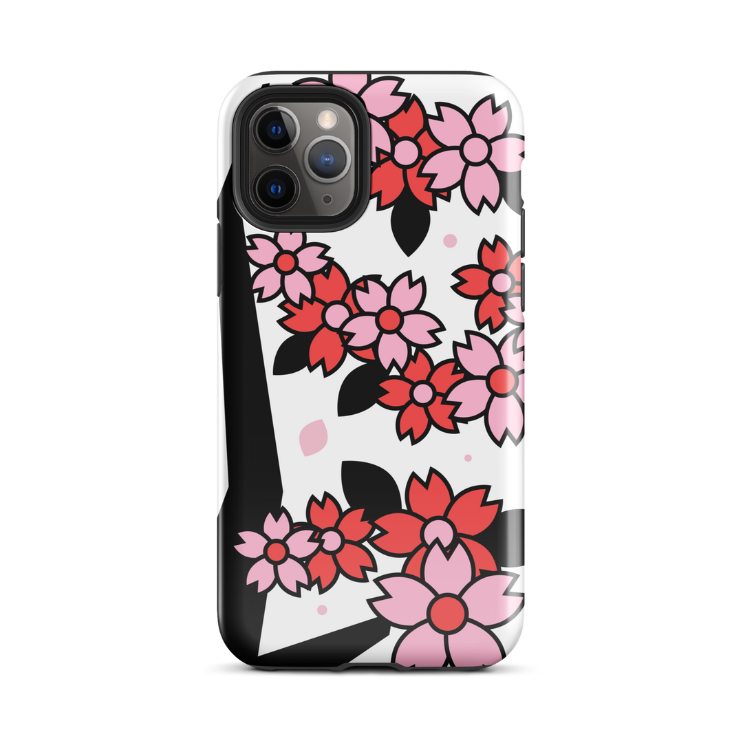 Hanafuda Sakura iPhone Tough Case