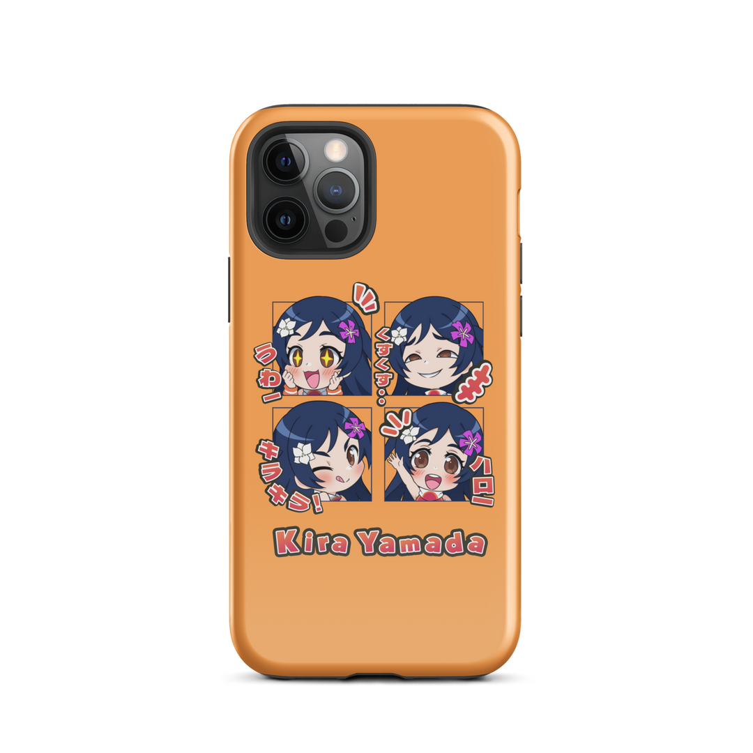 Emotes Vol.1 iPhone Case (Orange)
