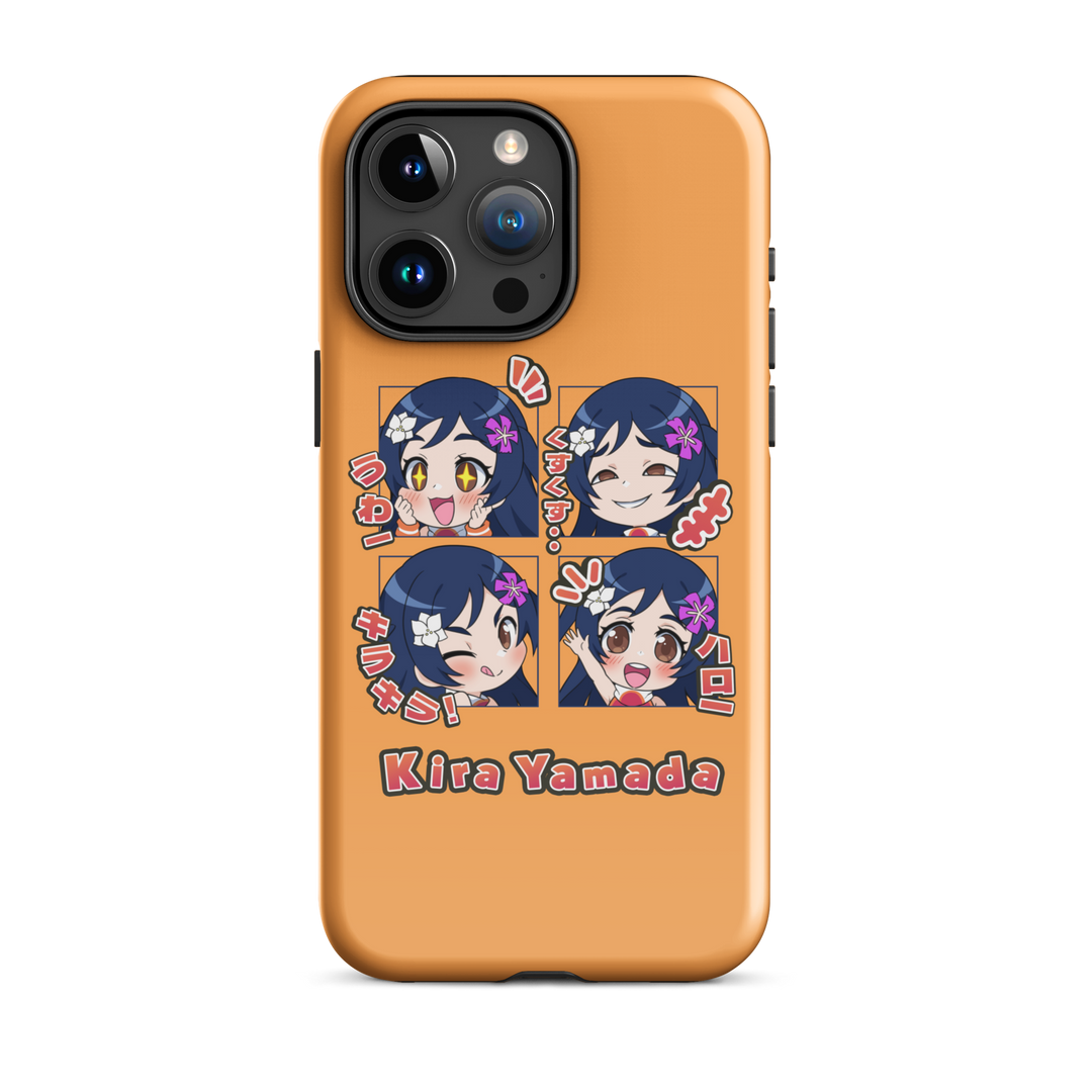Emotes Vol.1 iPhone Case (Orange)
