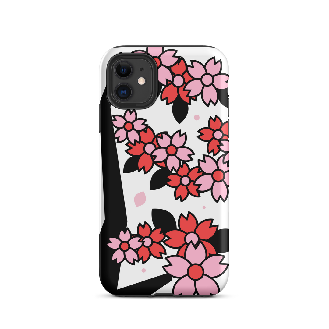 Hanafuda Sakura iPhone Tough Case